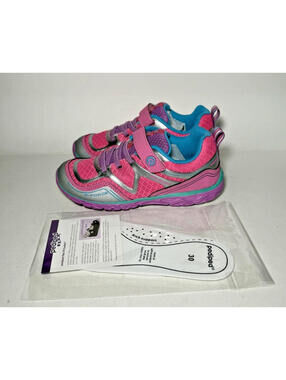 PEDIPED Force Flex Low Top Toddler Shoes Pink/ Silver